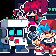 FNF Mad Virus Attack vs 8-Bit
