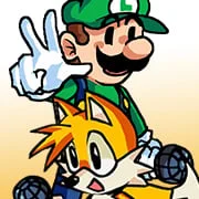 FNF Sidekick Showdown – Tails vs Luigi